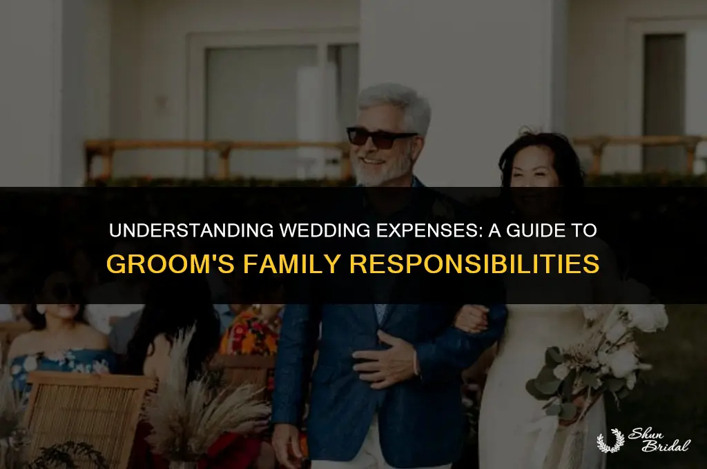 what does grooms family pay for