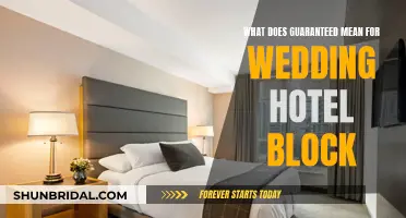 Guaranteed" Wedding Hotel Blocks: Understanding the Commitmen