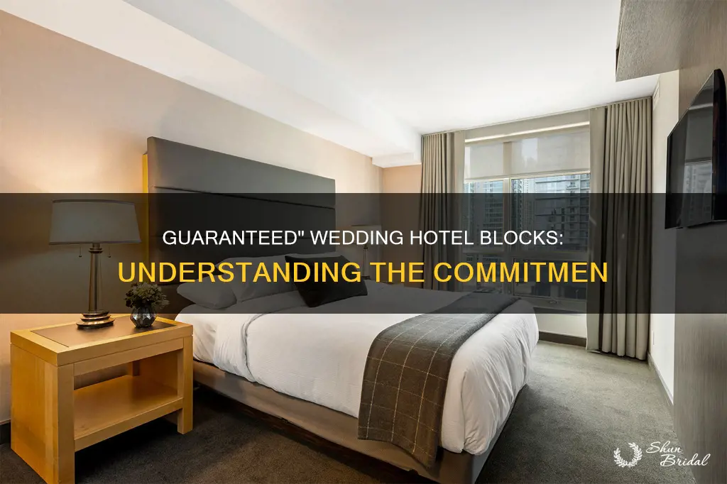 what does guaranteed mean for wedding hotel block