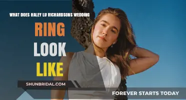 Haley Lu Richardson's Wedding Ring: A Detailed Look