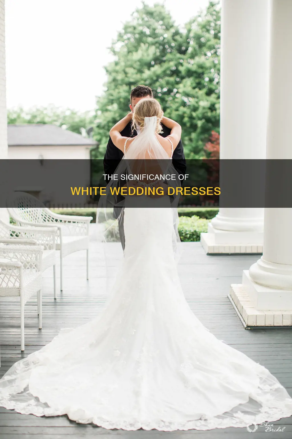 what does having a white wedding dress mean