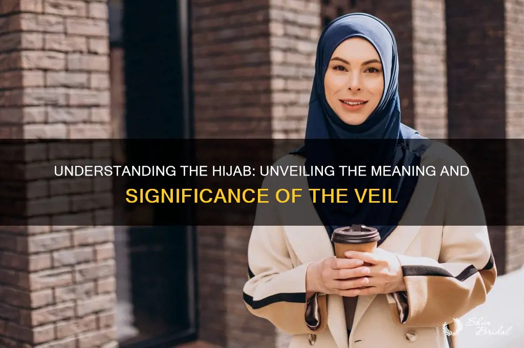what does hijab mean veil