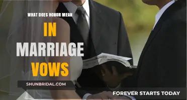 Honoring Commitment: Understanding the True Meaning of Honor in Marriage Vows