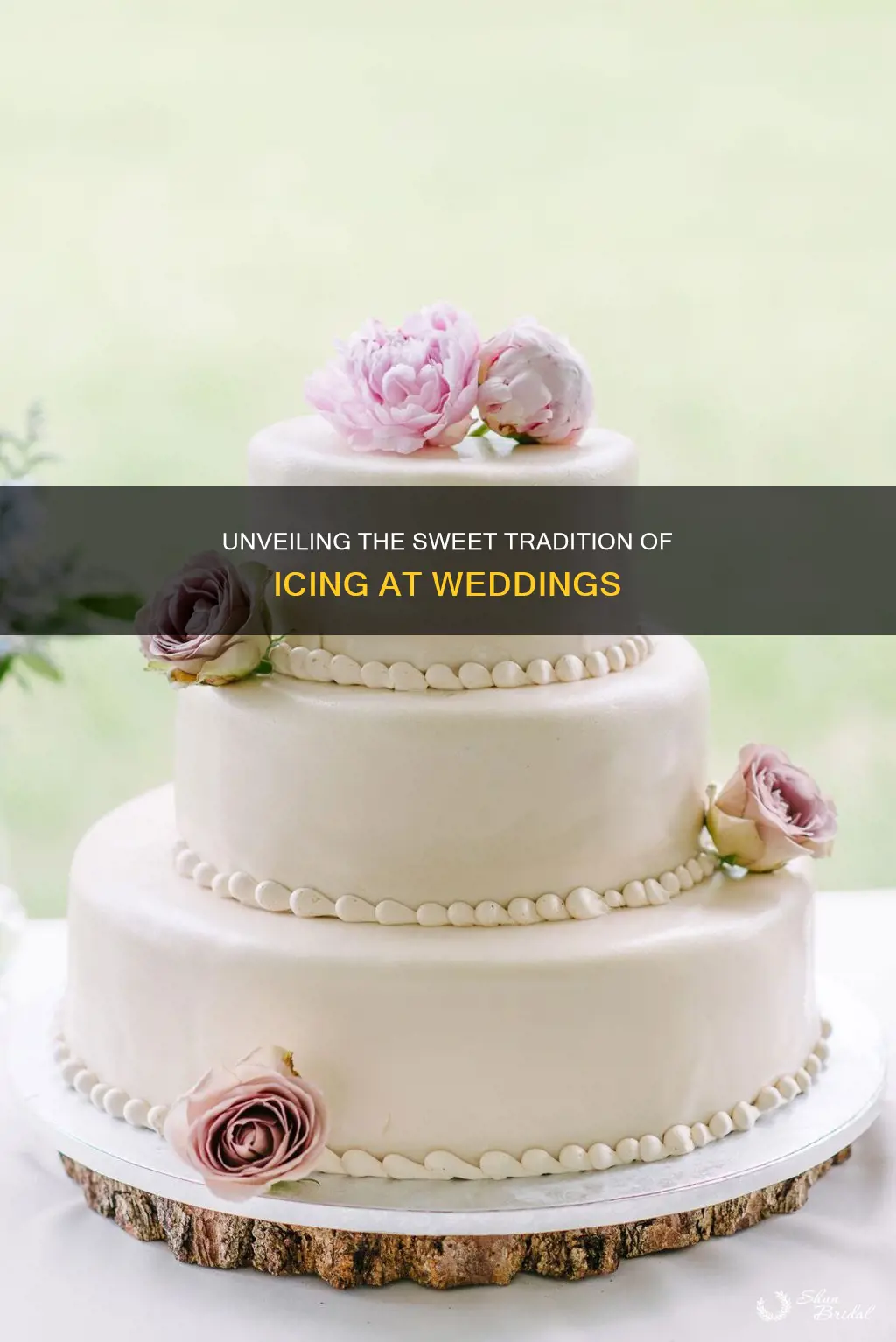 what does icing mean at a wedding