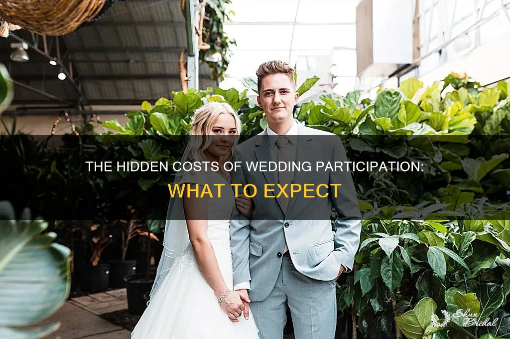 what does it cost to partucipae in a wedding