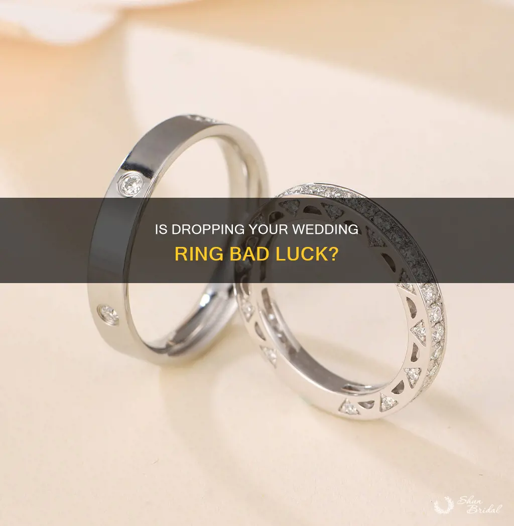 what does it mean if you drop your wedding ring