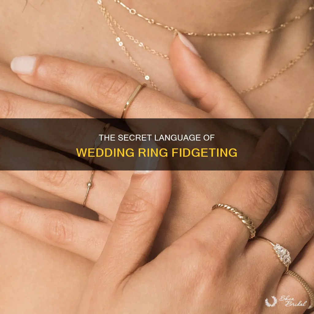 what does it mean playing with your wedding ring