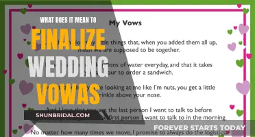 Finalizing Your Wedding Vows: A Guide to Making Them Personal and Memorable