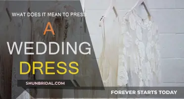 The Art of Pressing: Wedding Dress Perfection
