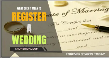 The Legalities of Love: Understanding Wedding Registration