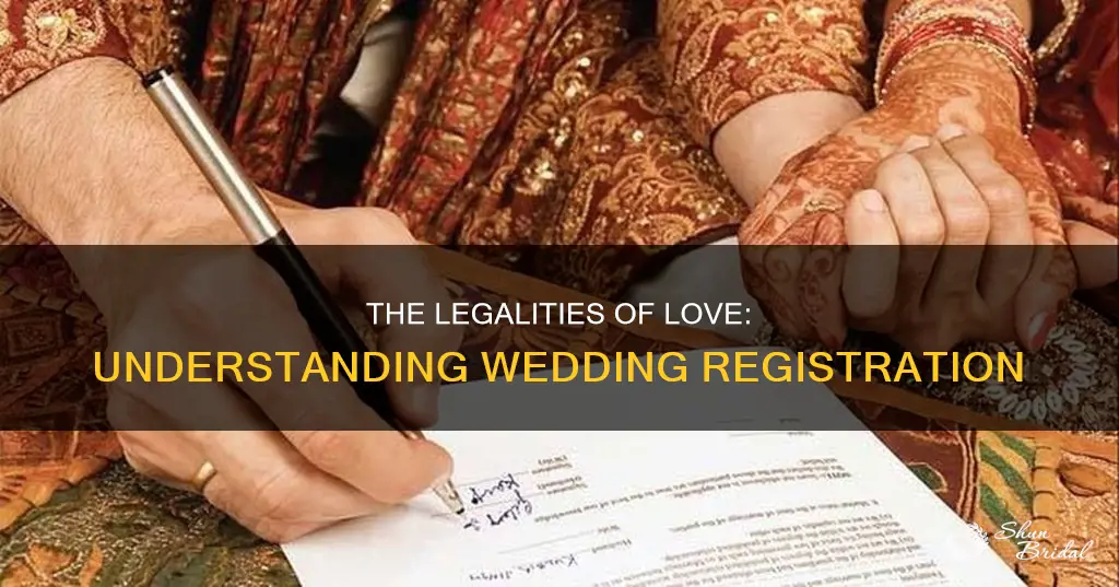 what does it mean to register a wedding