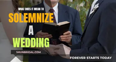 The Art of Solemnizing a Wedding: A Guide to the Ceremony's True Meaning