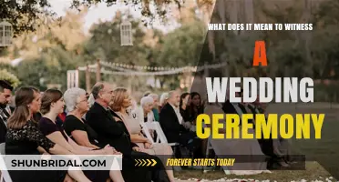 Witnessing Love: The Role and Meaning of Wedding Ceremony Attendees