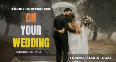 Rain on Your Wedding: Good Luck Charm?