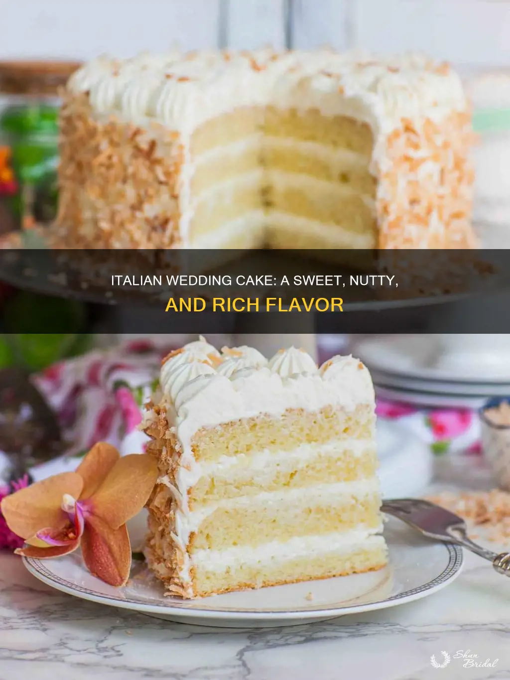 what does italian wedding cake taste like