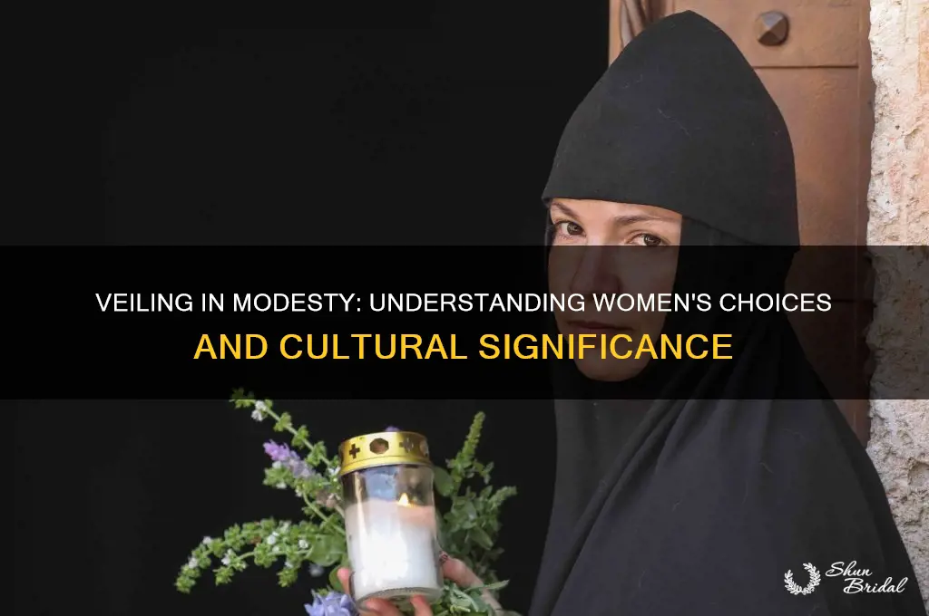 what does itwhen a woman veils her body in modesty