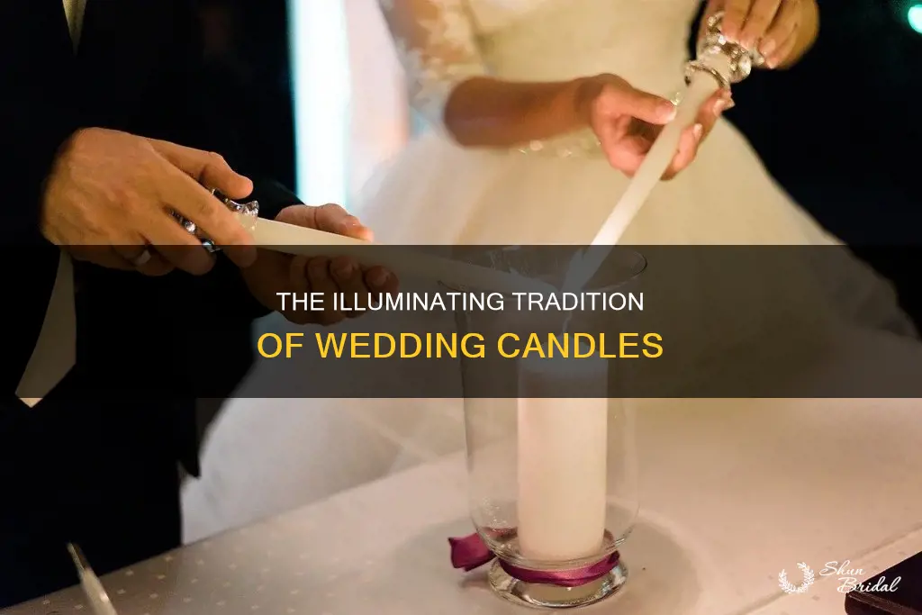 what does lighting a candle at a wedding mean