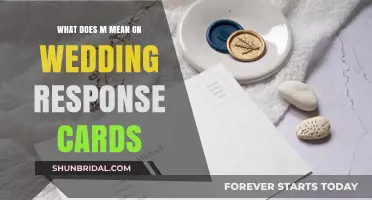 Decoding Wedding RSVP Cards: Understanding the Meaning of 'M