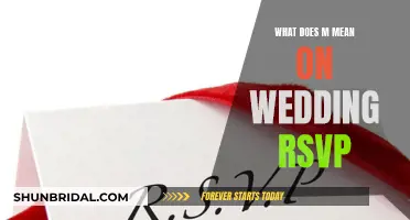 What 'M' Means on Your Wedding RSVP