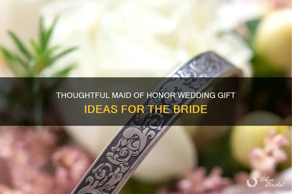 what does maid of honor give as wedding gift