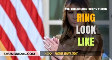 Melania Trump's Wedding Ring: A Diamond-Encrusted Band