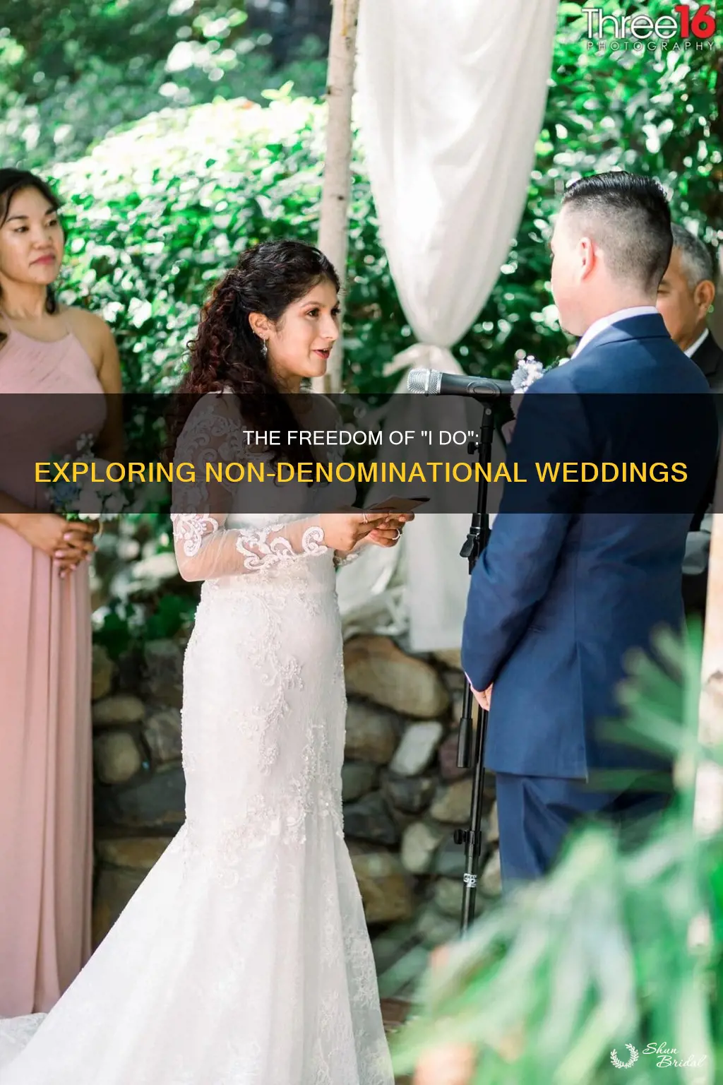 what does non denominational wedding mean