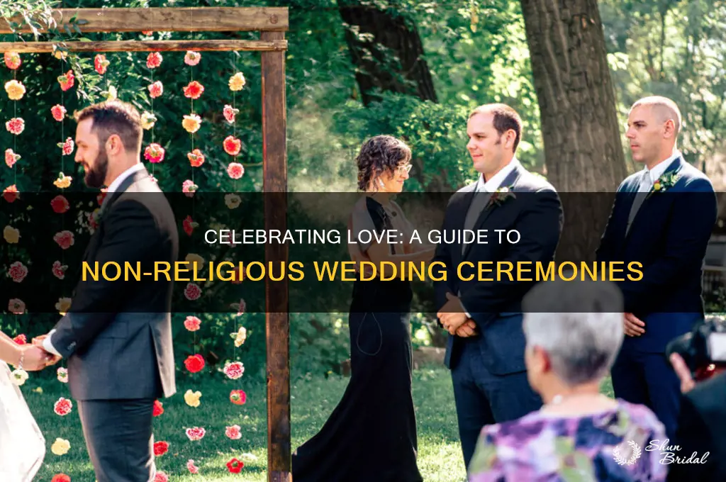 what does non religious wedding ceremony look like