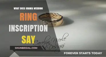 Obama's Wedding Ring: A Secret Inscription