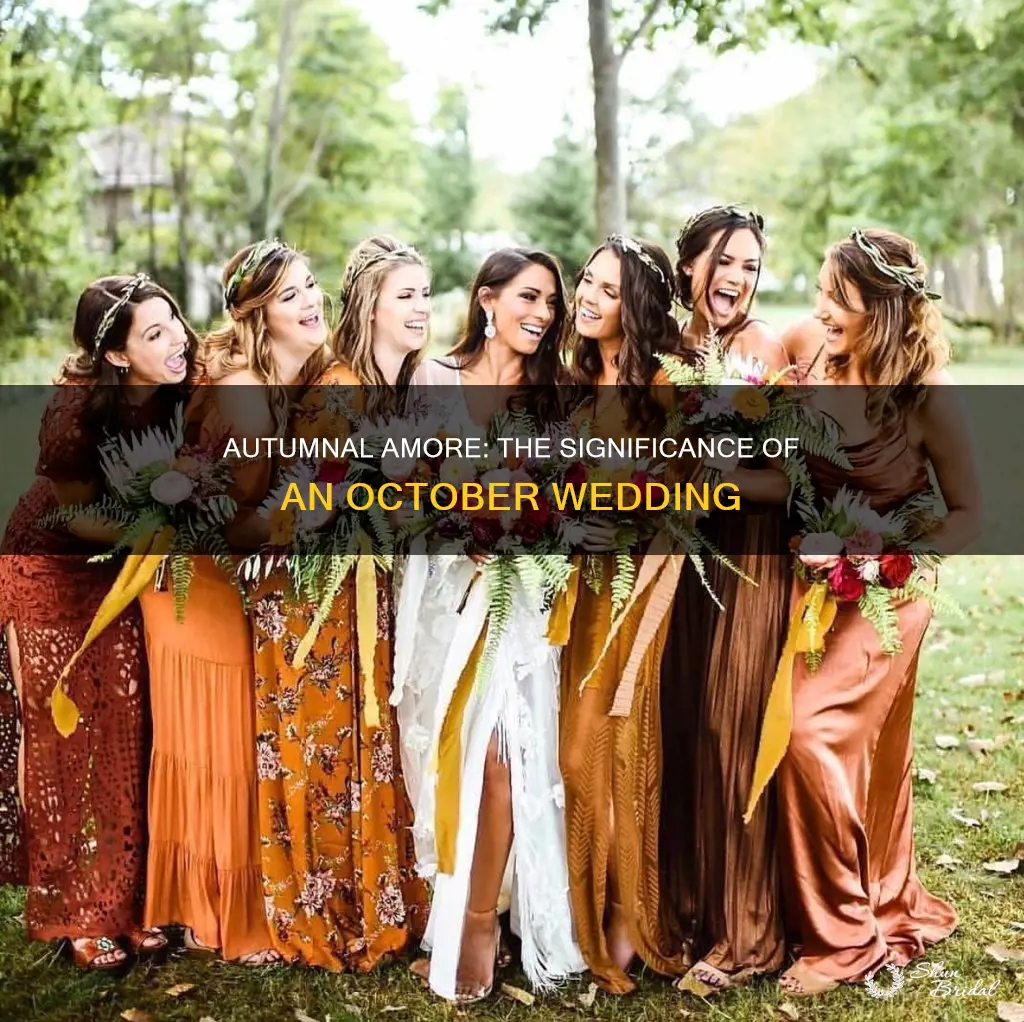 what does october wedding mean