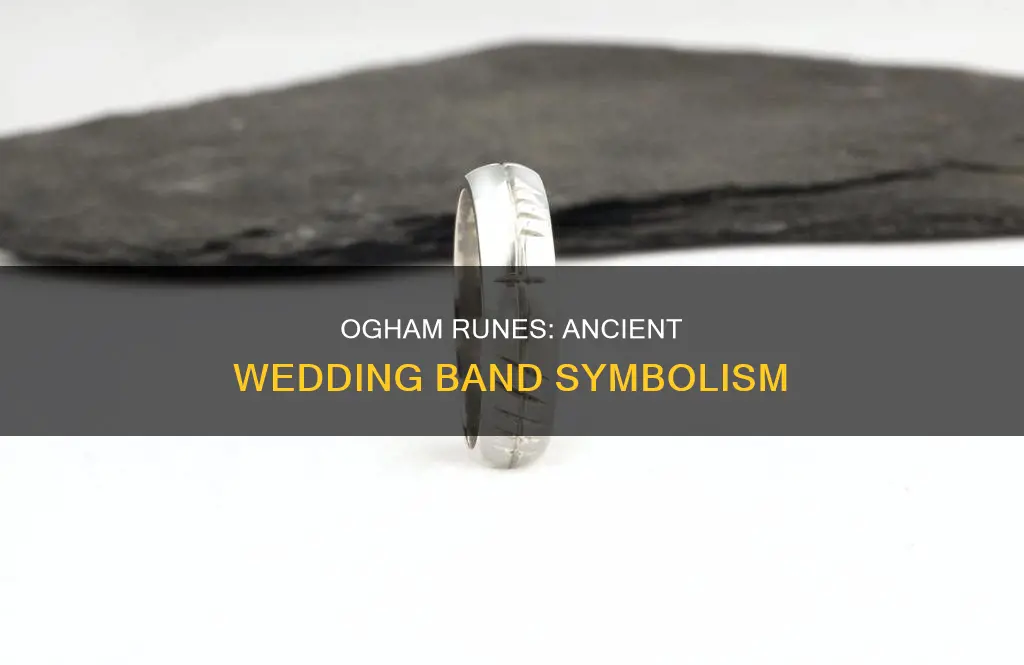 what does ogham runes on wedding band mean