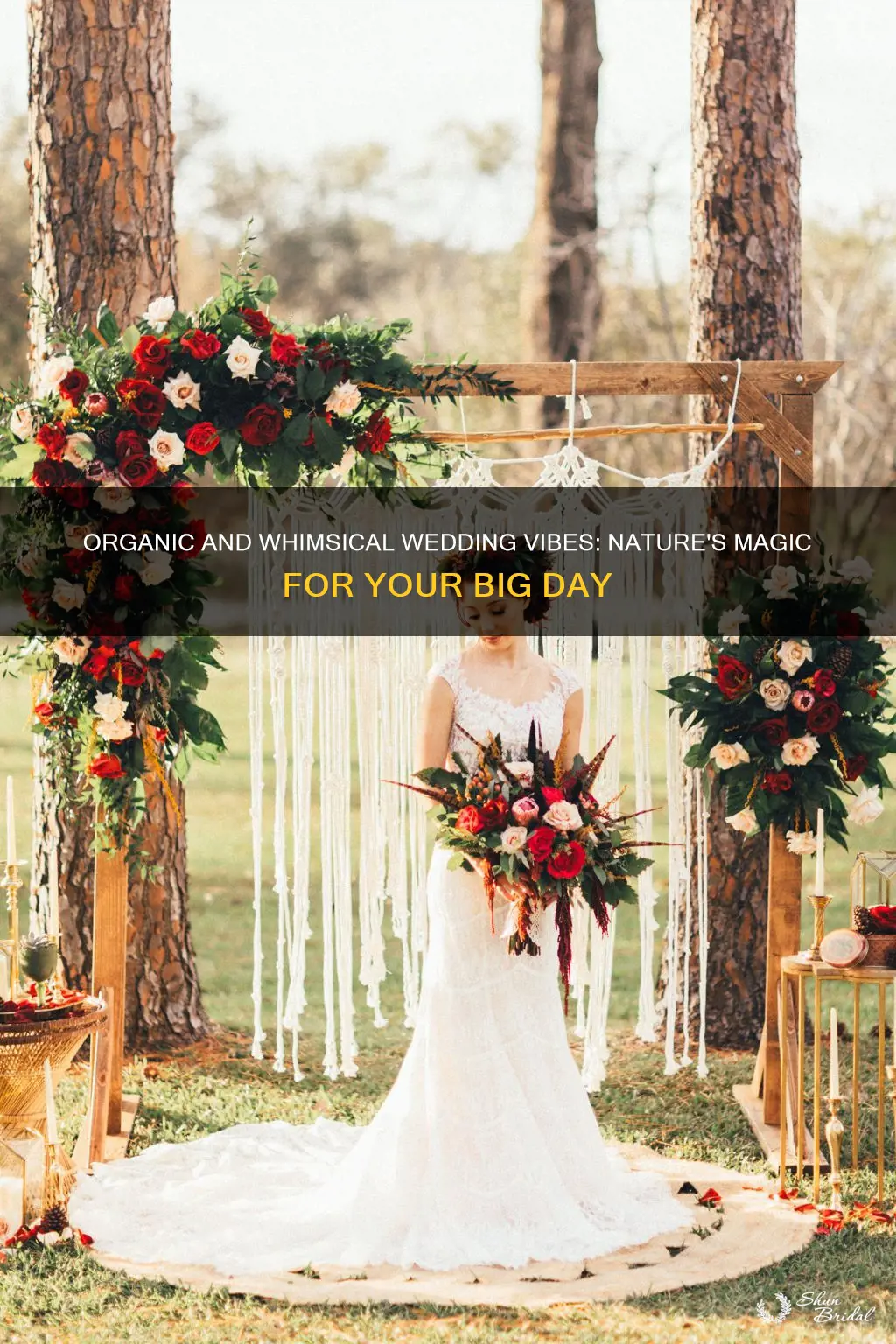 what does organic and whimsical vibe mean for a wedding