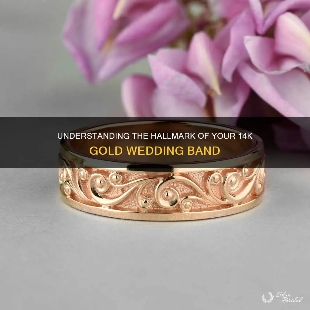 what does pms 14kp om a gold wedding band mean