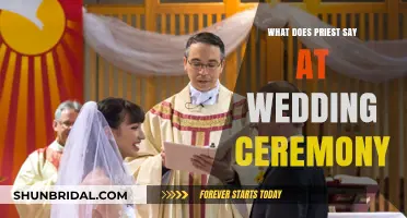 Sacred Vows: Understanding the Priest's Words in Wedding Ceremonies