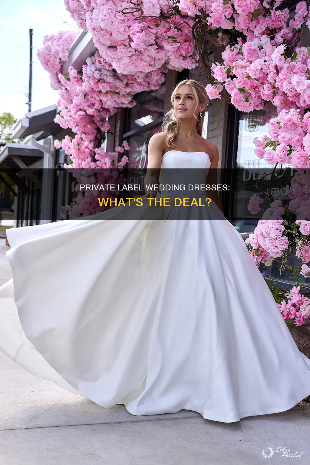 what does private label wedding dress mean