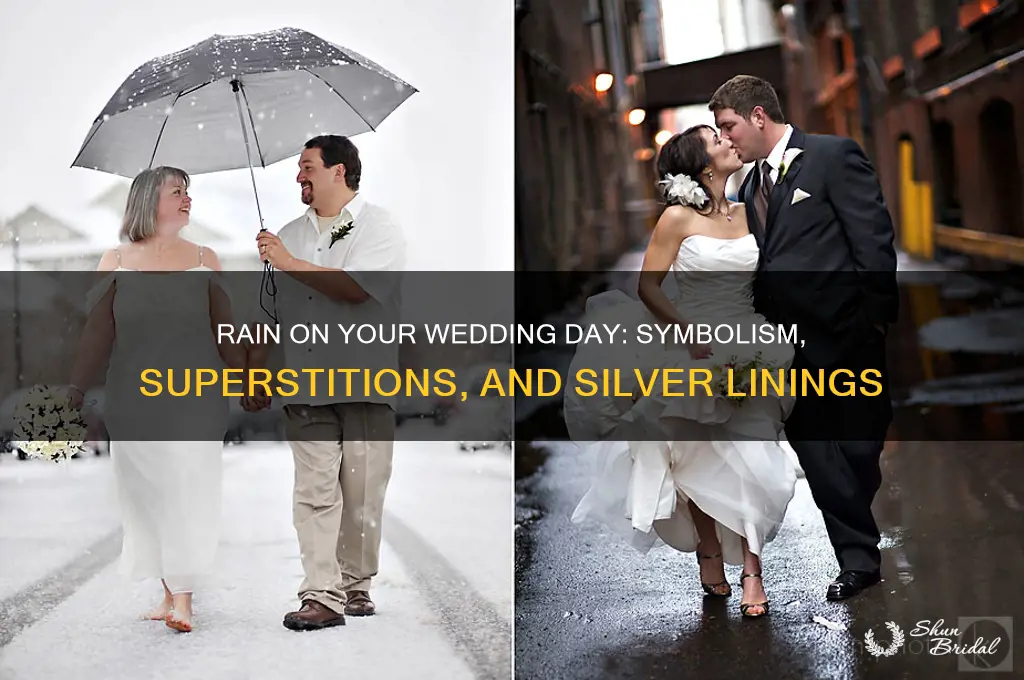 what does rain on your wedding day mean