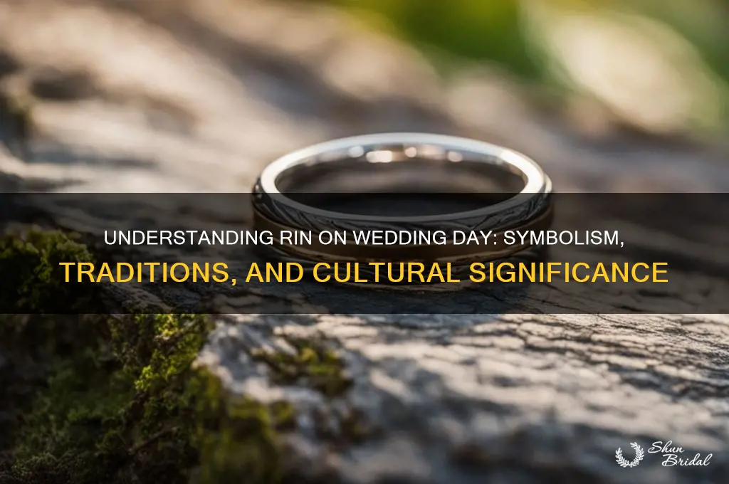 what does rin on wedding day mean