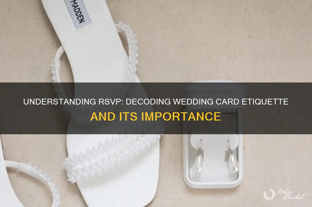 what does rsvp mean in wedding cards