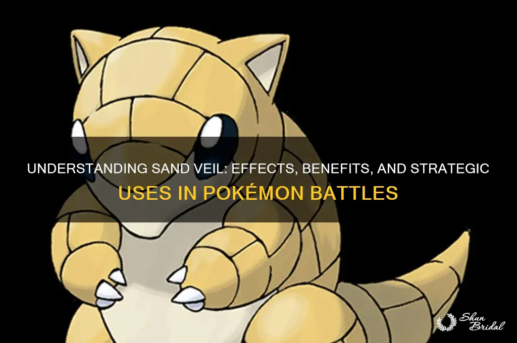 what does sand veil do