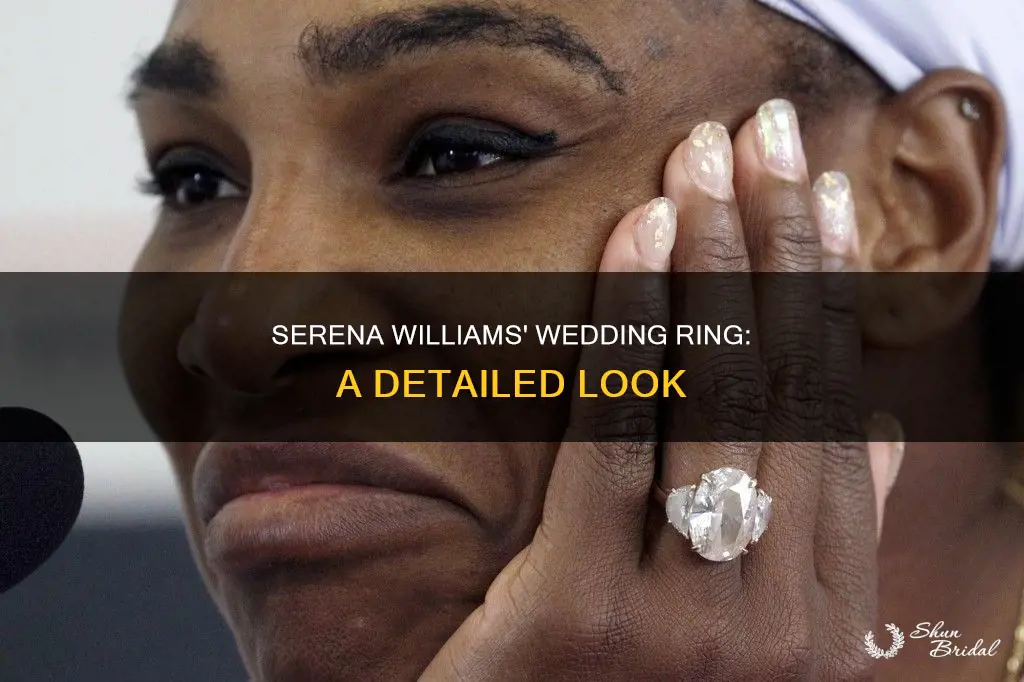 what does serena williams wedding ring look like