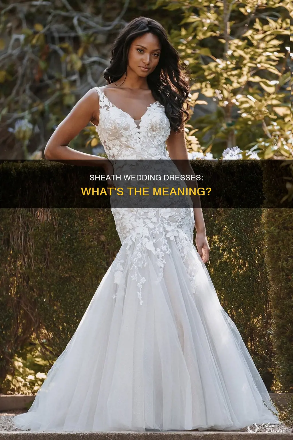 what does sheath wedding dress mean