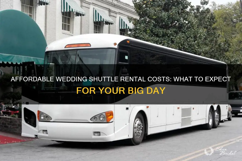 what does shuttle cost to rent for wedding