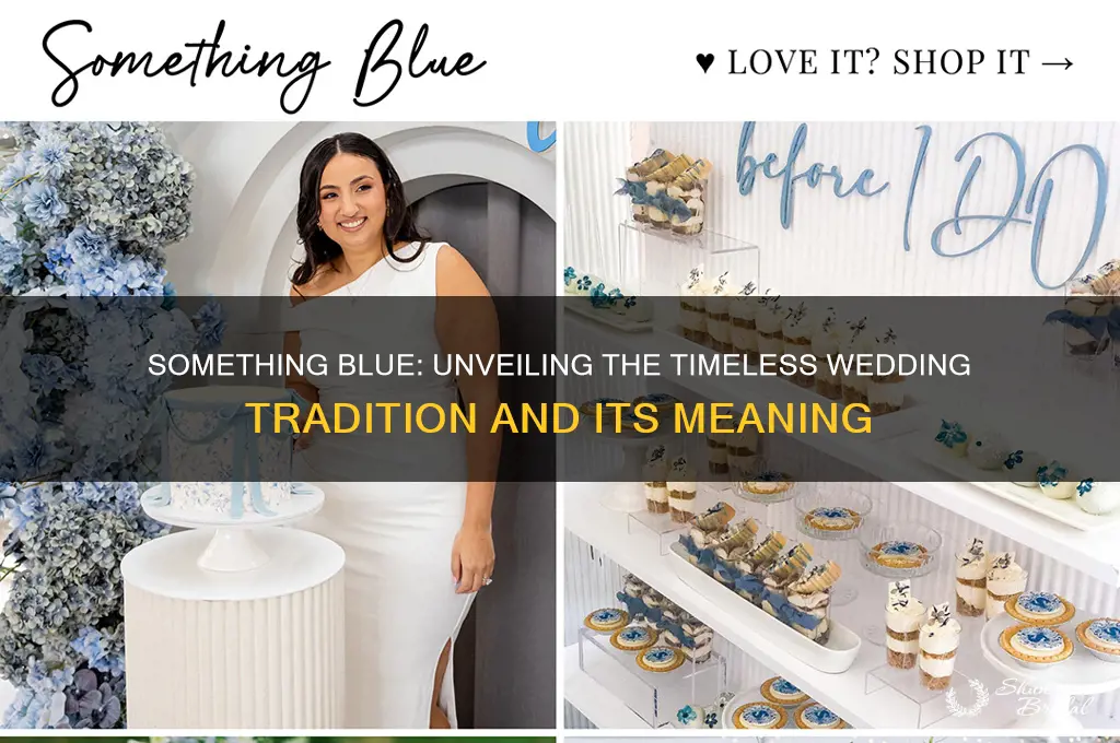 what does something blue mean on your wedding day