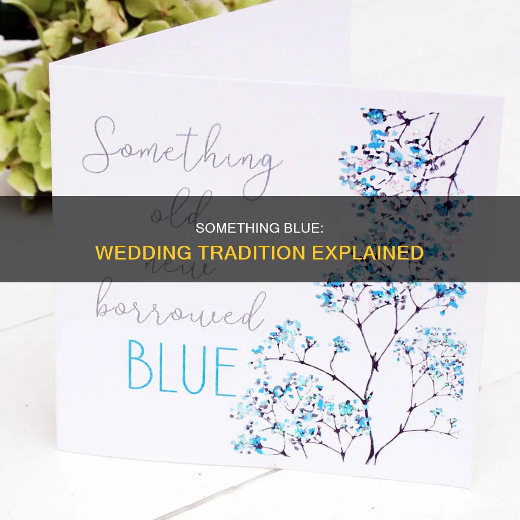 what does something blue mean wedding