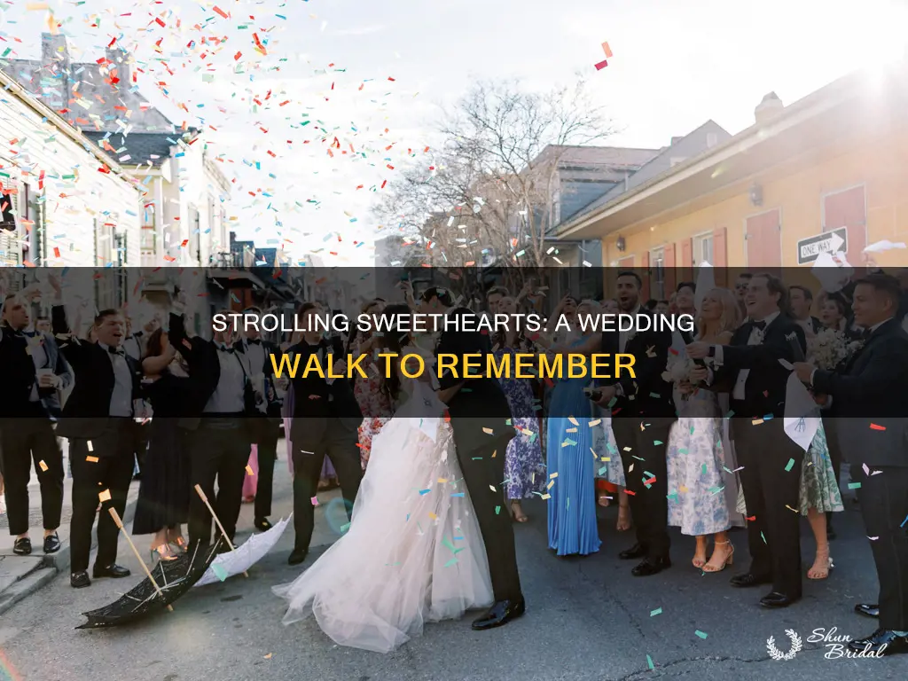 what does strolling at a wedding mean