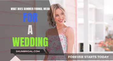 Summer Wedding Chic: Decoding Formal Attire for Warm Weather Nuptials