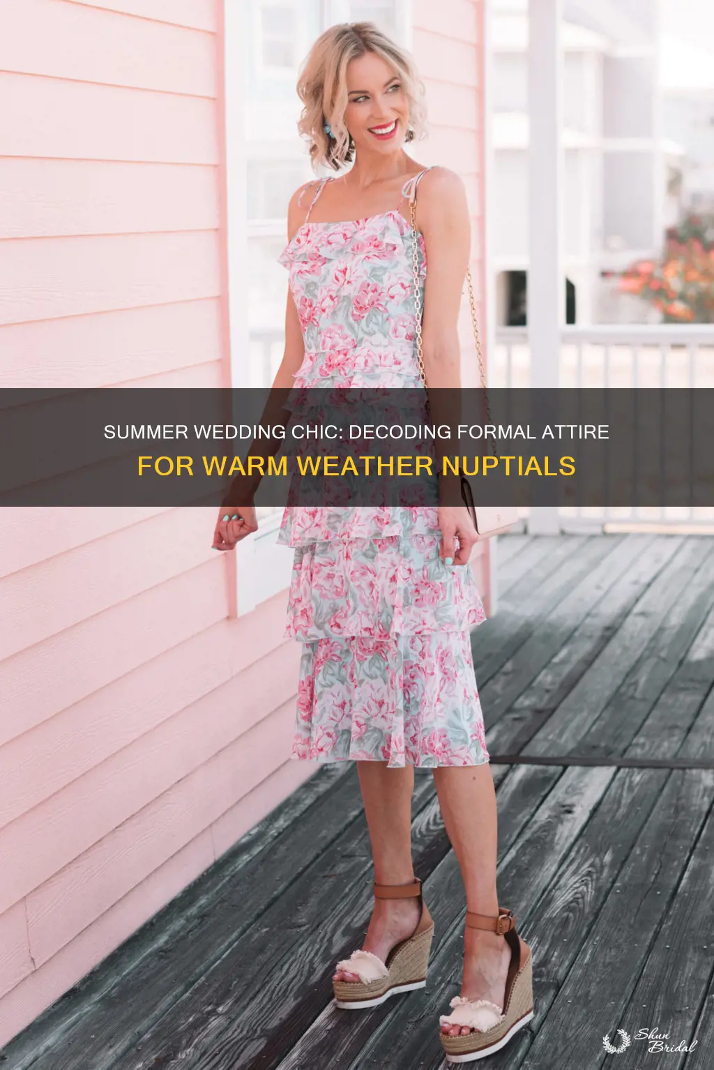 what does summer formal mean for a wedding