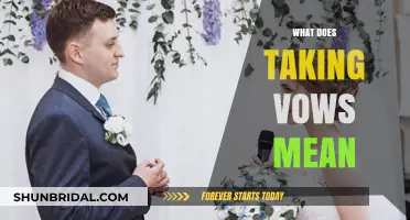Understanding the Sacred Commitment: What Does Taking Vows Truly Mean?