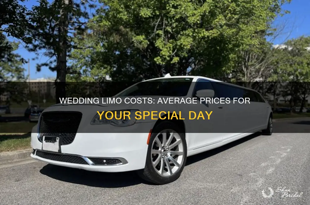 what does the average limo cost for a wedding
