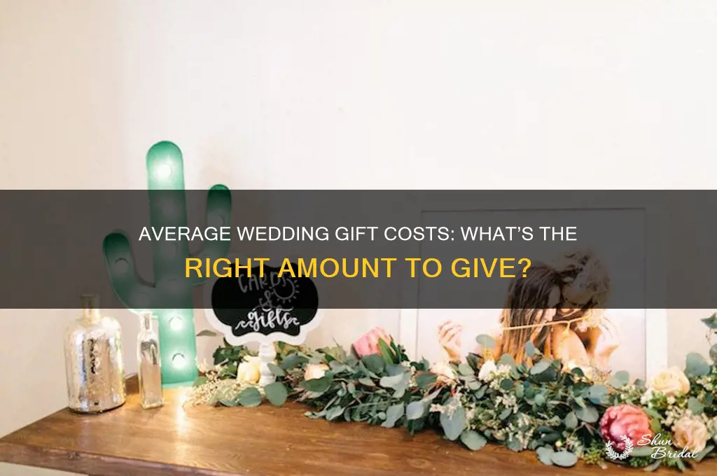 what does the average wedding gift cost
