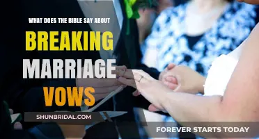 Biblical Insights on Breaking Marriage Vows: God's Perspective and Guidance